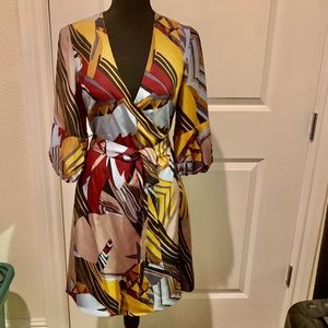 Laundry by Shelli Segal wrap around dress